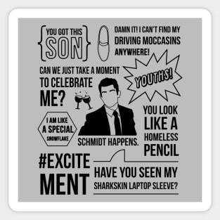 Schmidt Happens Sticker